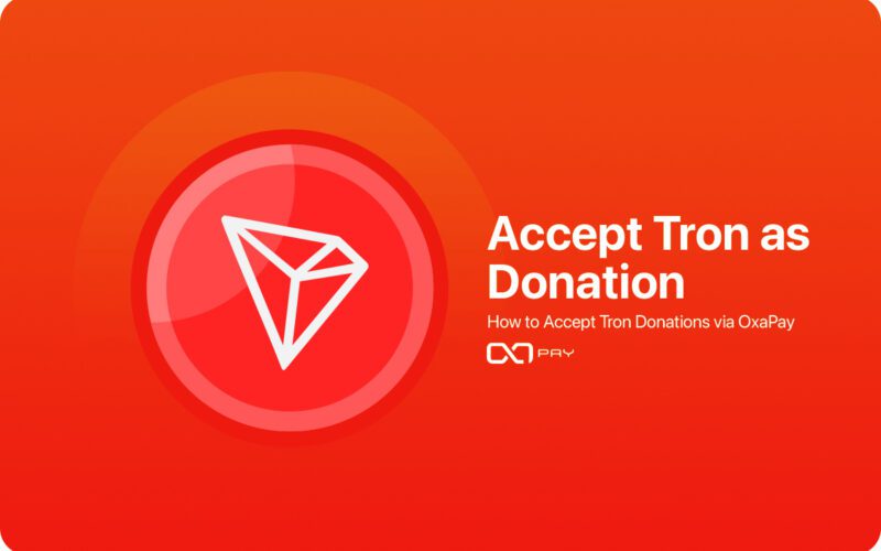 Accepting Tron Donation