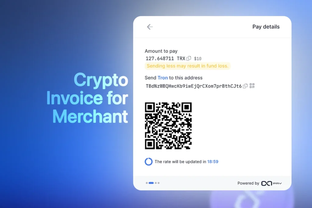 crypto invoice for merchants