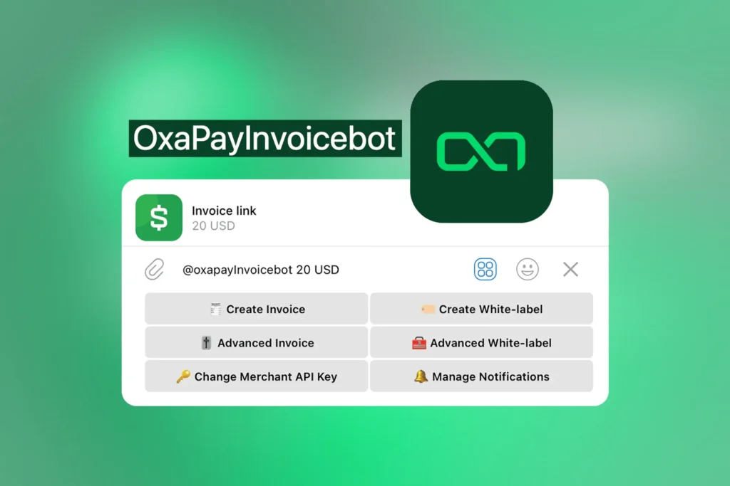 The OxaPay Invoice Bot: Your Invoice Assistant